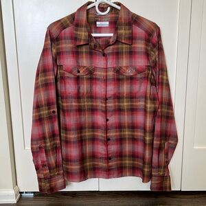 Columbia soft plaid shirt